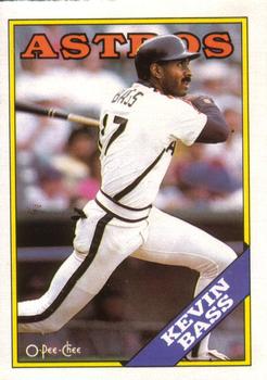 1988 O-Pee-Chee Baseball Cards 175     Kevin Bass